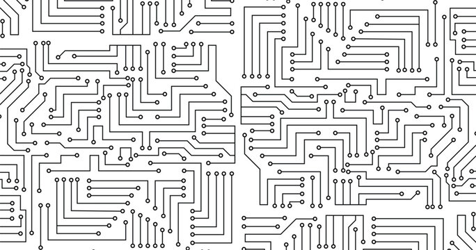 Circuit Board Technology Copy Space Vector Background. 