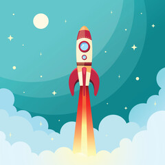 rocket ship launch © Nova