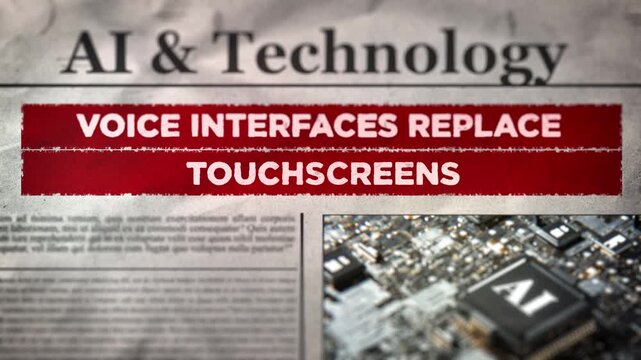 Voice Interfaces Replace Touchscreens