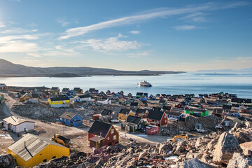 Ittoqqortoormiit view from above © Amalia Goodall