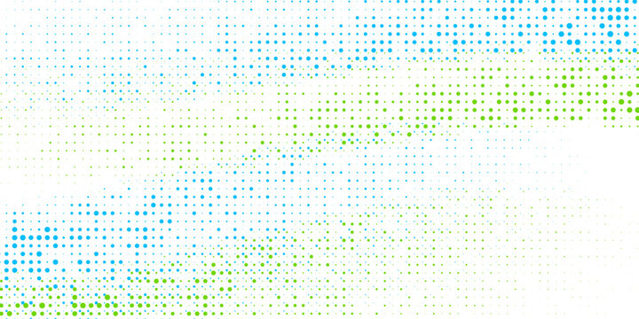 Abstract blue green dotted financial graph chart sparkling background. Vector minimal tech design