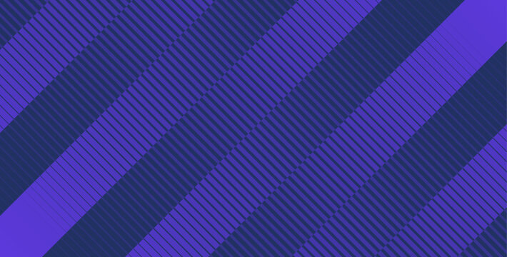 Purple Geometric Background with Diagonal Gradient Stripes. Modern Background with Abstract Geometric Design. Vector Illustration Tech Background or Wallpaper for Web Banner, Website, Branding