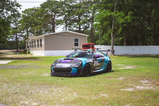 Subaru BRZ track race car in Savannah, Georgia, May 7 2026