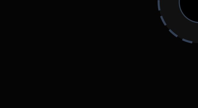 Abstract digital loading circles hud interface motion animation