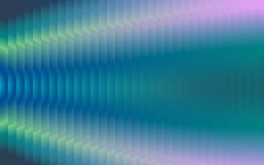 Fototapeta premium Abstract Teal and Blue Gradient with Vertical Rhythmic Wave Distortion.