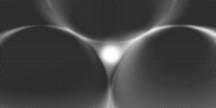 Halftone gradient circles collection. Dots textured round patterns. Cartoon comic radial faded background set. Abstract pixelated elements for frame, poster, collage, banner, flyer. Vector bundle