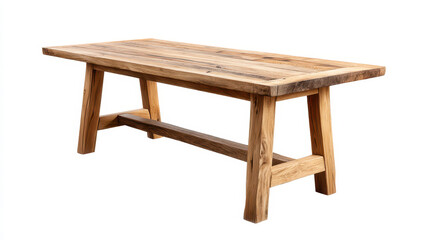 Fototapeta premium Warm Natural Wooden Dining Table Background Rustic Decor