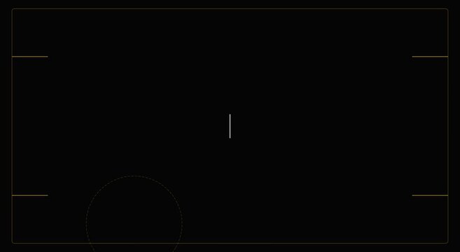 Digital camera viewfinder overlay with autofocus target and frame markers animation