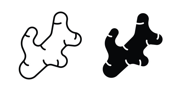 Ginger icon or symbol for web and mobile