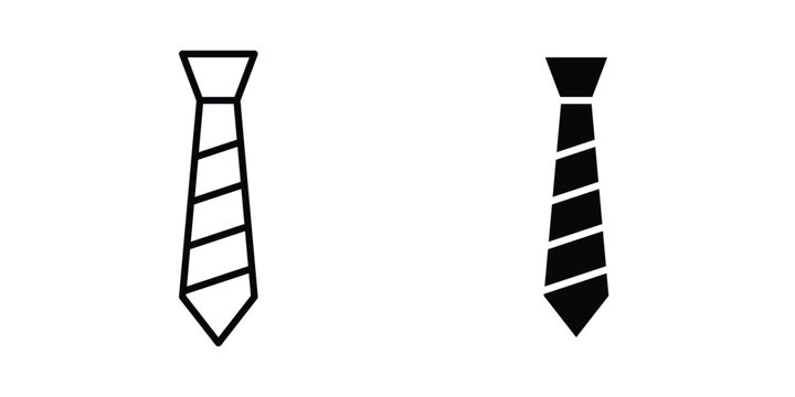 Tie icon or symbol for web and mobile