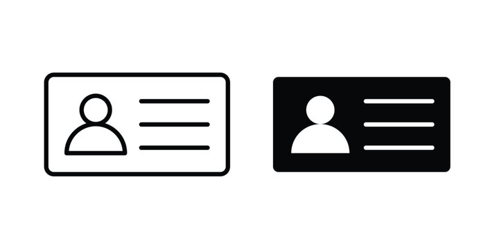user id icon or symbol for web and mobile
