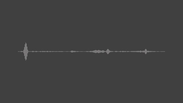 Dynamic audio visualizer- Music sound wave animation . Abstract audio wave digital frequency. Sound wave animated audio waveform spectrum animation. Abstract music audio wave.....