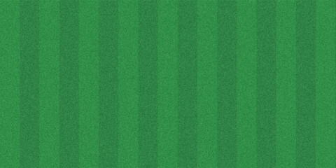 Green grass field concept background. Abstract striped turf effect texture. Artificial sport field surface design for football, baseball, soccer game. Golf lawn imitation ground wallpaper. Vector © faisol