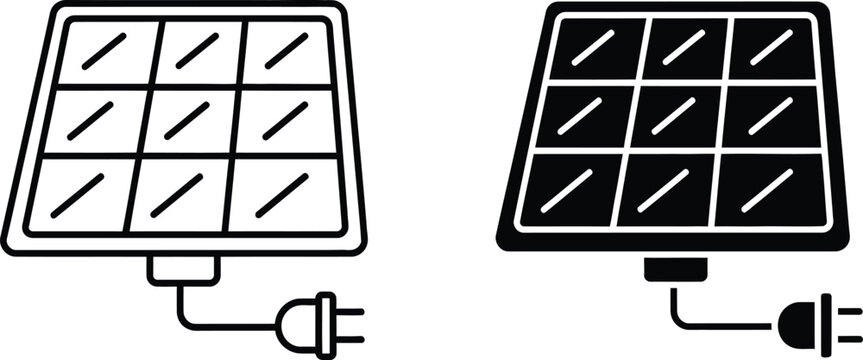 Two toaster icons with slots showing bread slices and heating Vector
