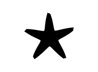 Obraz premium Black Star Shape Icon