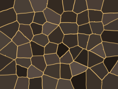 Wabi Sabi Kintsugi Pottery Gold Vein Background