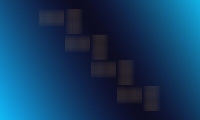 Fototapeta premium Abstract background with blue squares