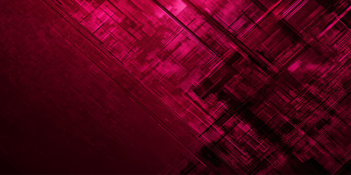 Red grunge and abstract background featuring a futuristic purple texture and glowing mosaic patterns with a shiny vector design for a bright technology wallpaper