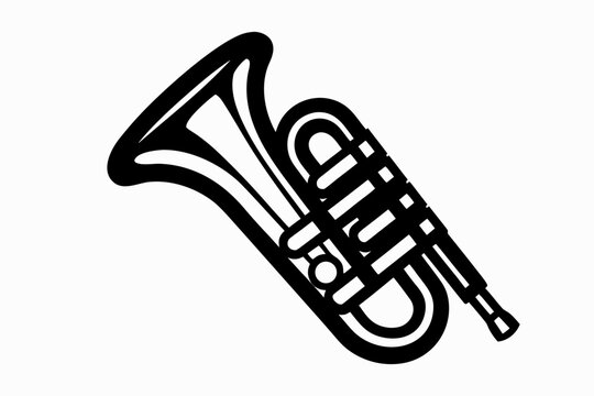 duduk instrument silhouette illustration for traditional folk music performance and acoustic design