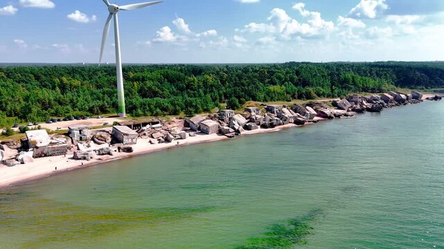 Liepaja Coastline Fortifications, Latvia