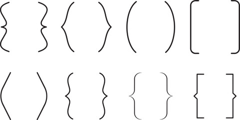 Set of mathematical symbols: A minimalist composition showcasing an array of mathematical symbols including brackets, parentheses, and braces, emphasizing the universal language of mathematics.png © Muneeb
