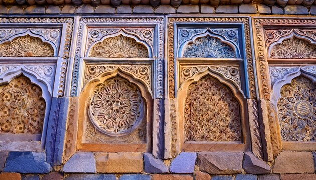 decorative stone wall patterns from rajasthan s jodhpur region