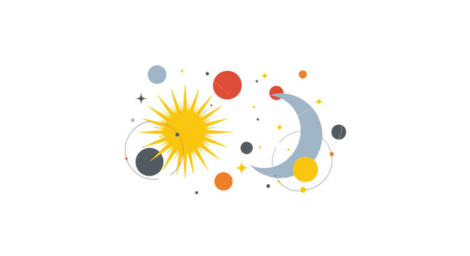 Sun, Moon, Planets, Stars - Cosmic Elements