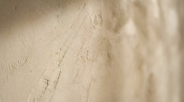 Warm Beige Limewash Plaster Texture for Organic Modern Interior Design