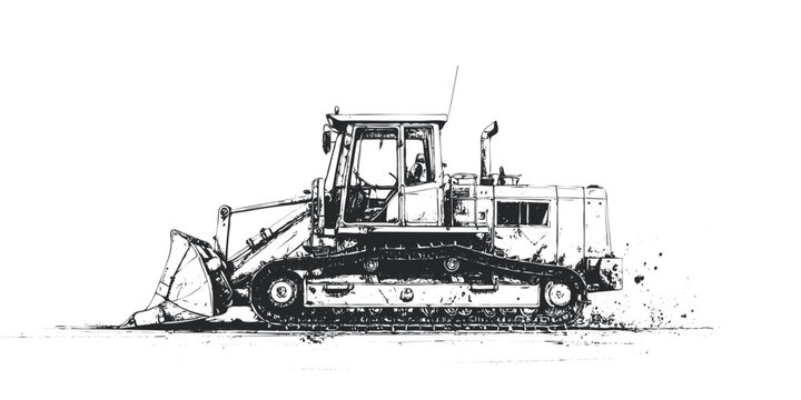 heavy construction loader vehicle earthmoving machinery equipment with scoop bucket
