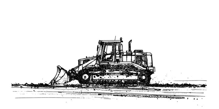 heavy construction loader vehicle earthmoving machinery equipment with scoop bucket
