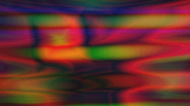 Vibrant abstract horizontal bands of color with a grainy texture and soft focus effect