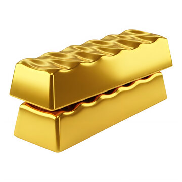 Golden lego bricks stacked in a horizontal arrangement with a slight overlap.