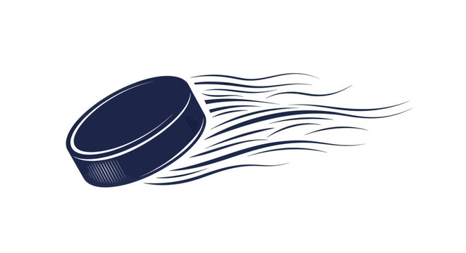 Hockey Puck Motion Lines