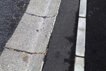 Fototapeta premium Urban ground textures and outdoor street flooring.