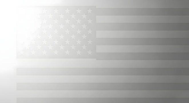 Subtle gradient american flag illustration patriotic symbolism united states national emblem gray scale design