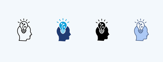 Innovation Strategy Multiple Icon Illustration Vector © Siti