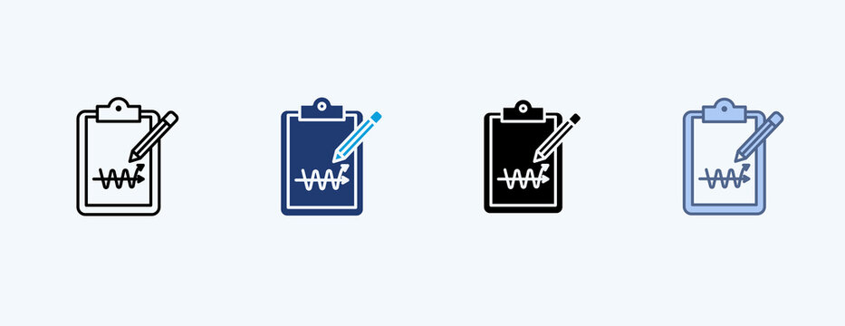 Task Simplification Multiple Icon Illustration Vector