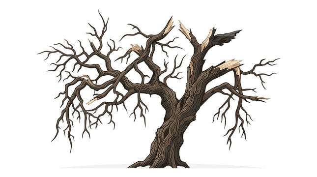 Dead Tree Branches Bare.