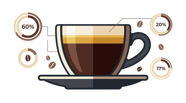 Coffee Cup Graphic Design.