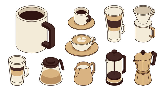 Coffee Cups and Mugs.
