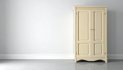 Fototapeta premium Minimalist Wooden Wardrobe Design