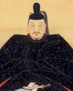 正面を向いた豊臣秀長（生成AI）