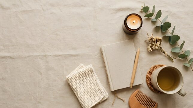 minimalist zen lifestyle background  