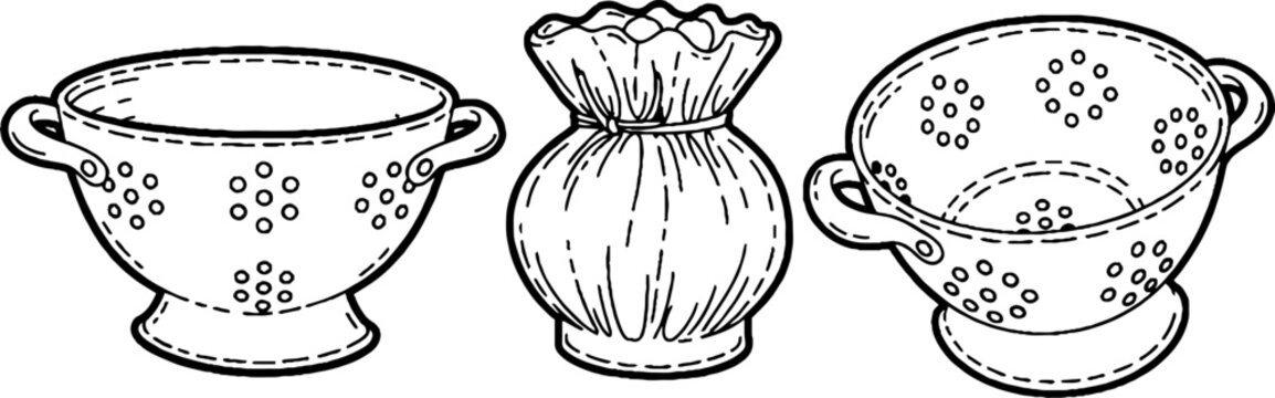 Delicious Cheeseburger Pattern in Engraved Style