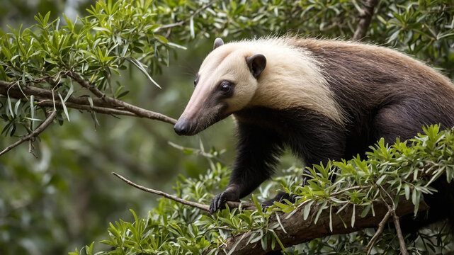 anteater in the forest