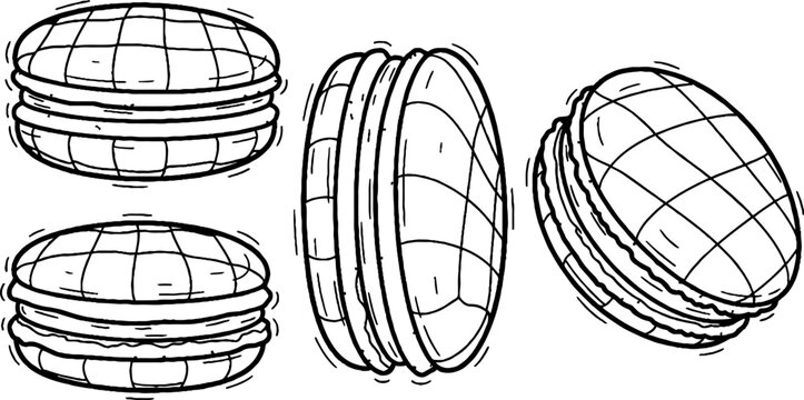 Abstract wireframe globe with grid lines and striped texture