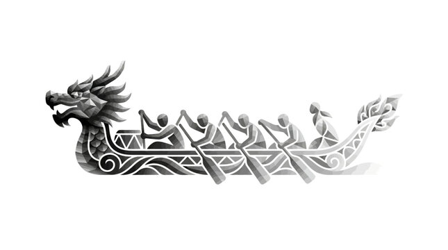 Dragon head metal sculpture art piece.
