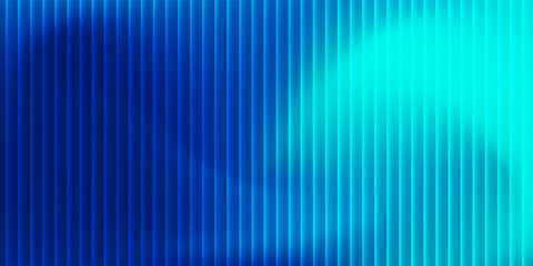 Obraz premium Dark blue texture with turquoise soft background. 3D stripes overlay design