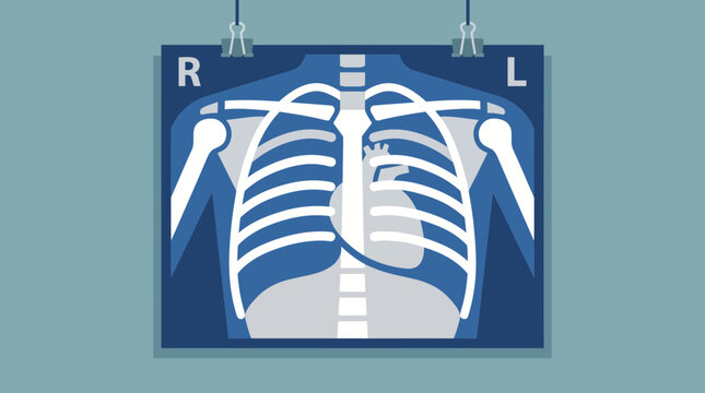 Xray Film Chest Radiography Scan