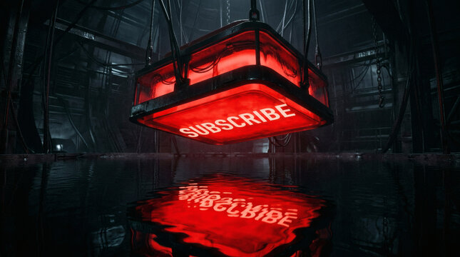 Red Subscribe Button On Screen 7.